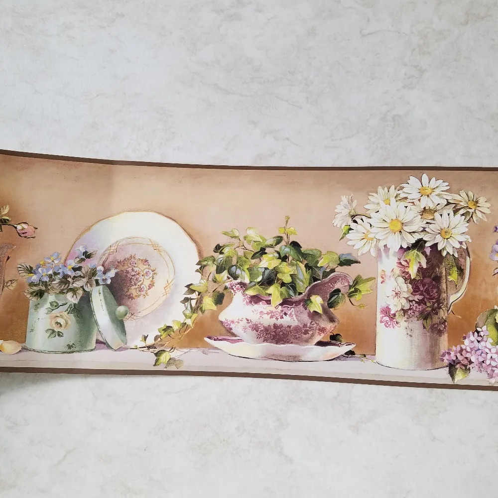 Wallpaper Border Gardener's Teaset China